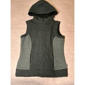 Prana Hooded Zip Front Vest